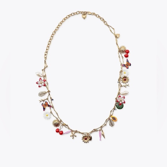 NWOT. Zara Golden Metal piece belt with different charm pendants. main image 4